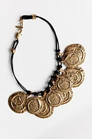 MEDALLION CORD NECKLACE