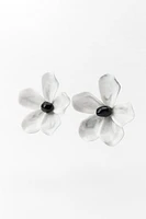 MAXI RESIN FLOWER EARRINGS