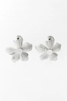 MAXI RESIN FLOWER EARRINGS