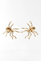 BEJEWELED SPIDER EARRINGS