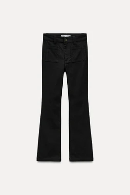 STRETCHY ANKLE-LENGTH PANTS