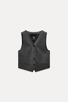 PINSTRIPE VEST