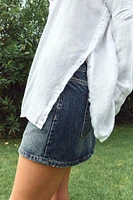 OVERSIZED LINEN BLEND SHIRT