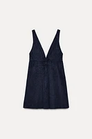 CORDUROY SHORT DRESS