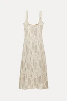 RUSTIC JACQUARD DRESS