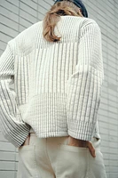 QUILTED SWEATSHIRT