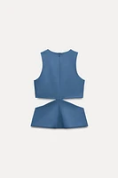 CUT OUT ELASTIC TOP