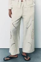 EMBROIDERED PANTS ZW COLLECTION