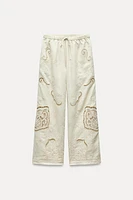 EMBROIDERED PANTS ZW COLLECTION