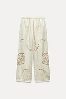 EMBROIDERED PANTS ZW COLLECTION