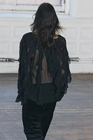 RUFFLED BLOUSE ZW COLLECTION