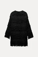 FRINGE MINI DRESS ZW COLLECTION