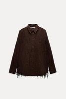 MAXI FRINGE SHIRT ZW COLLECTION