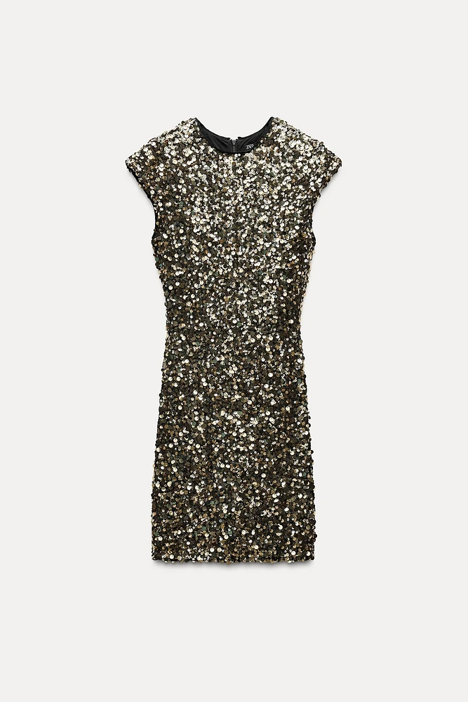 SEQUIN MINI DRESS ZW COLLECTION