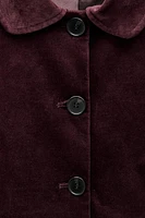 CROPPED VELVET JACKET