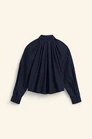 PLEATED POPLIN SHIRT LIMITED EDITION