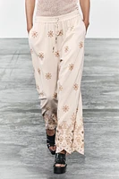 EMBROIDERED PANTS ZW COLLECTION