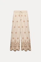 EMBROIDERED PANTS ZW COLLECTION