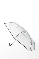 TRANSPARENT COLLAPSIBLE UMBRELLA