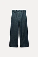 MID-RISE WIDE LEG JEANS ZW COLLECTION