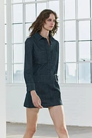 DENIM MINI DRESS ZW COLLECTION