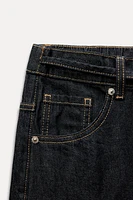 TRF DRAWSTRING DENIM PANTS