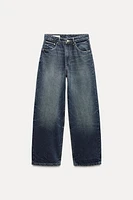 OVERSIZE TRF RELAXED JEANS WITH A HIGH WAIST