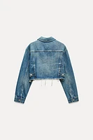 CROPPED DENIM TRF JACKET