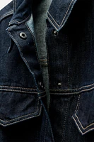 BELTED TRF DENIM JACKET