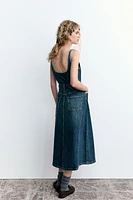 DENIM TRF DRESS