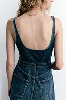 DENIM TRF DRESS