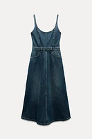 DENIM TRF DRESS