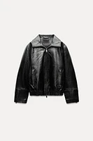 100% LEATHER JACKET ZW COLLECTION