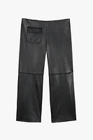 100% LEATHER PANTS X STEFANO PILATI