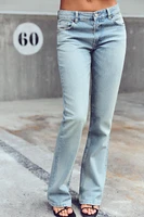 MID-RISE TRF BOOTCUT JEANS