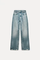 FULL LENGTH TRF HIGH RISE WIDE LEG JEANS