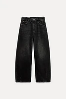 TRF MID WAIST BAGGY BALLOON JEANS