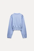 BASIC KNIT WIDE SLEEVE SWEATER