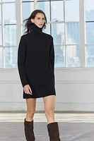 SHORT PLAIN KNIT DRESS