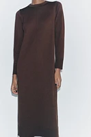 LONG PLAIN KNIT DRESS