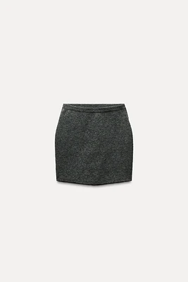 KNIT MINI SKIRT