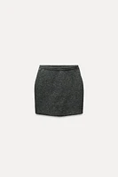 KNIT MINI SKIRT