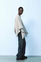 ASYMMETRICAL SOFT CAPE