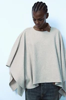 ASYMMETRICAL SOFT CAPE