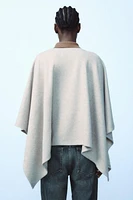 ASYMMETRICAL SOFT CAPE