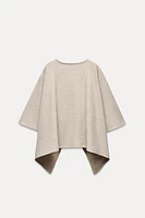 ASYMMETRICAL SOFT CAPE