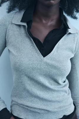 POLO NECK SHIRT