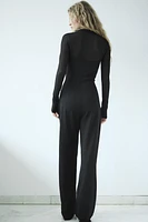 LONG STRAPPY JUMPSUIT