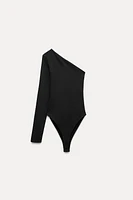 ASYMMETRIC LONG SLEEVE BODYSUIT