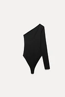 ASYMMETRIC LONG SLEEVE BODYSUIT